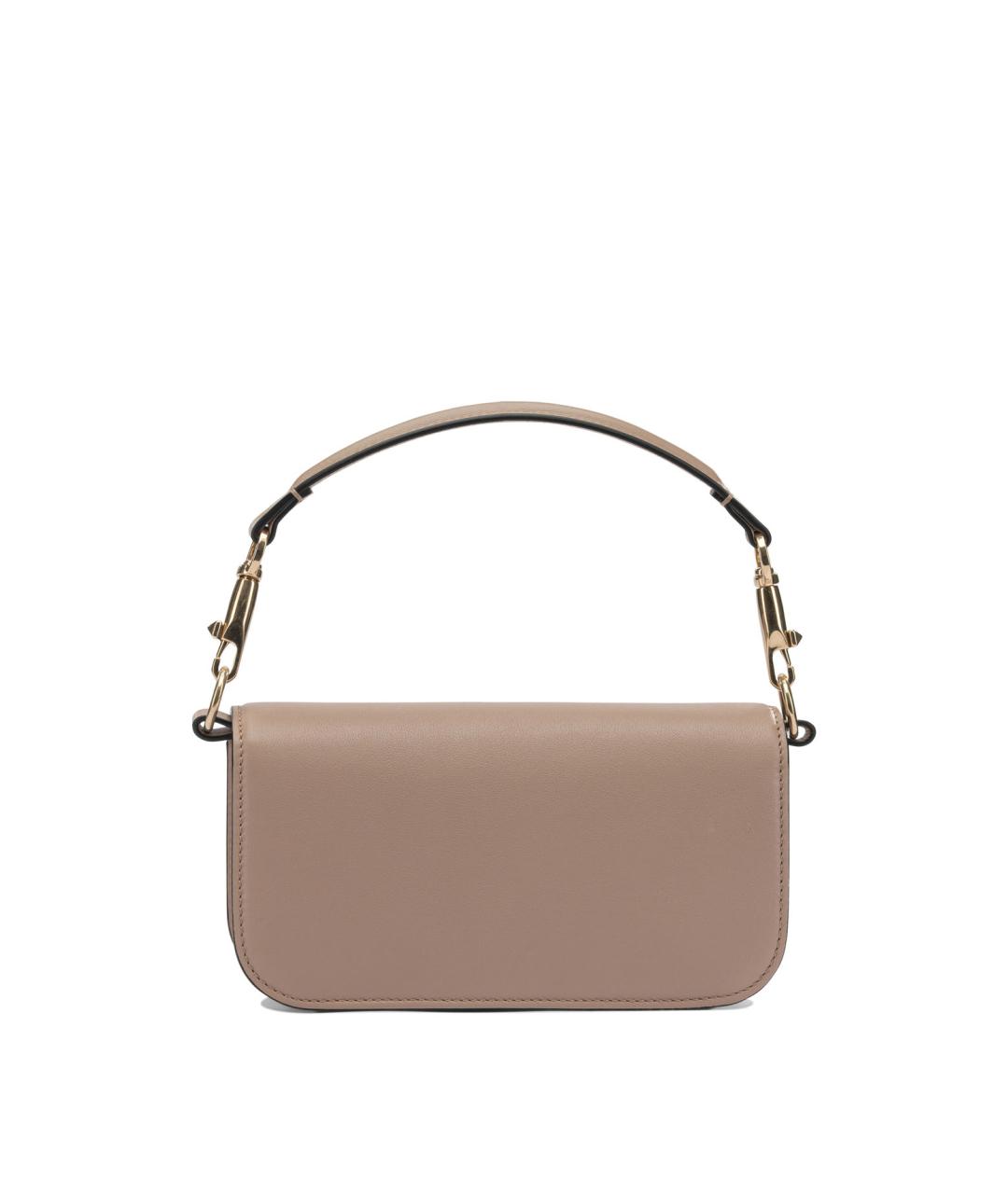 VALENTINO Розовая кожаная сумка с короткими ручками, фото 3