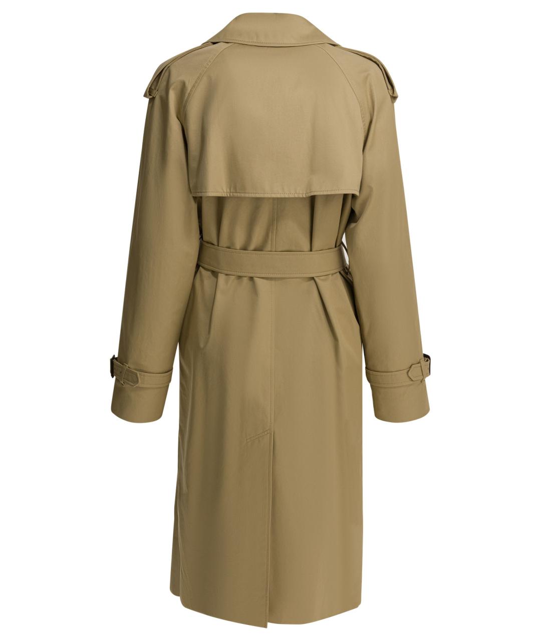 BURBERRY Бежевый хлопковый тренч/плащ, фото 2