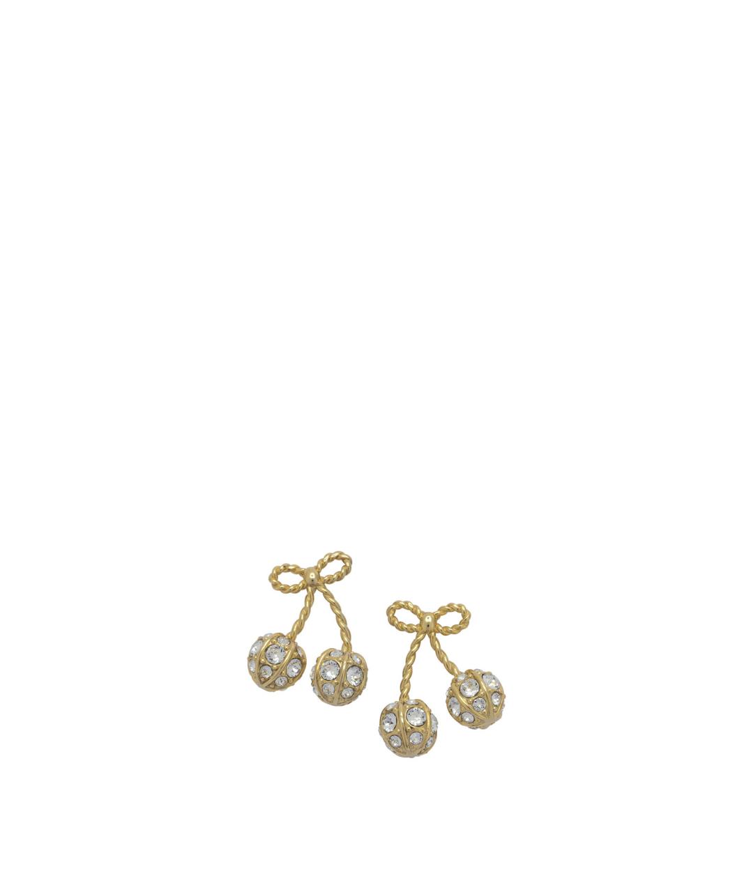 VALENTINO Золотые металлические серьги, фото 1