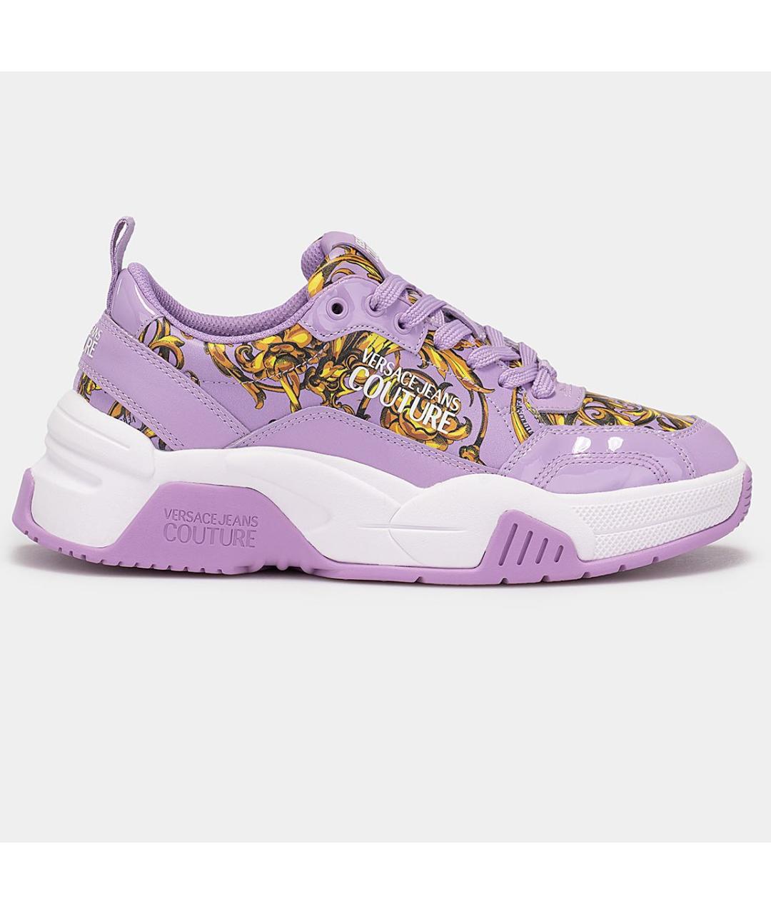 VERSACE JEANS COUTURE Фиолетовые кроссовки, фото 5