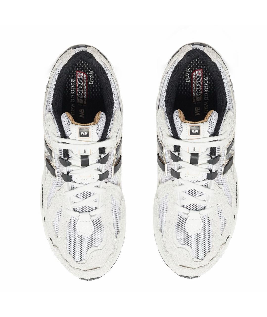 NEW BALANCE Белые замшевые низкие кроссовки / кеды, фото 3