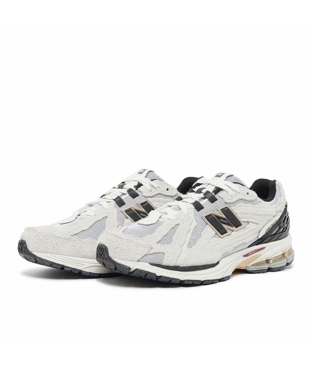 NEW BALANCE Белые замшевые низкие кроссовки / кеды, фото 2