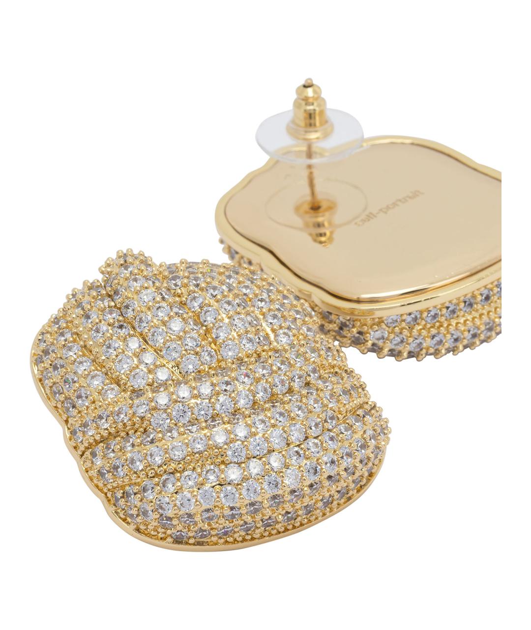 SELF-PORTRAIT Золотые металлические серьги, фото 2