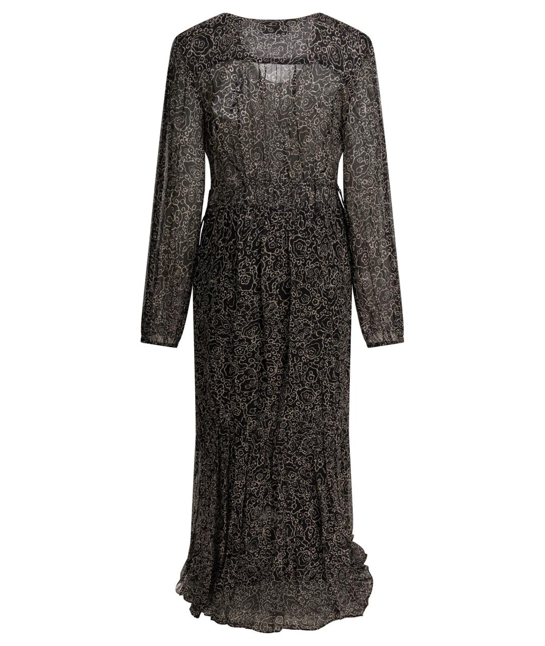 ISABEL MARANT ETOILE Черное вискозное повседневное платье, фото 2