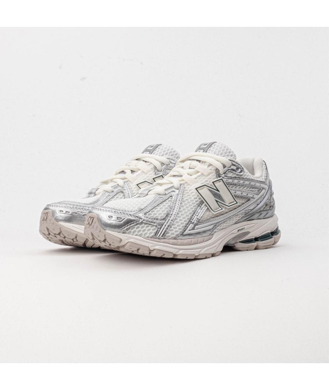 NEW BALANCE Белые текстильные низкие кроссовки / кеды, фото 2