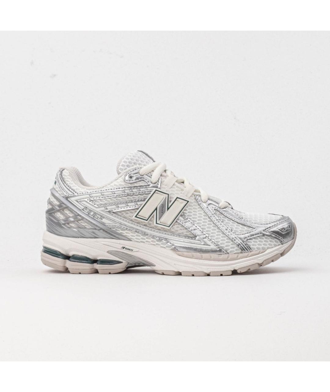 NEW BALANCE Белые текстильные низкие кроссовки / кеды, фото 3