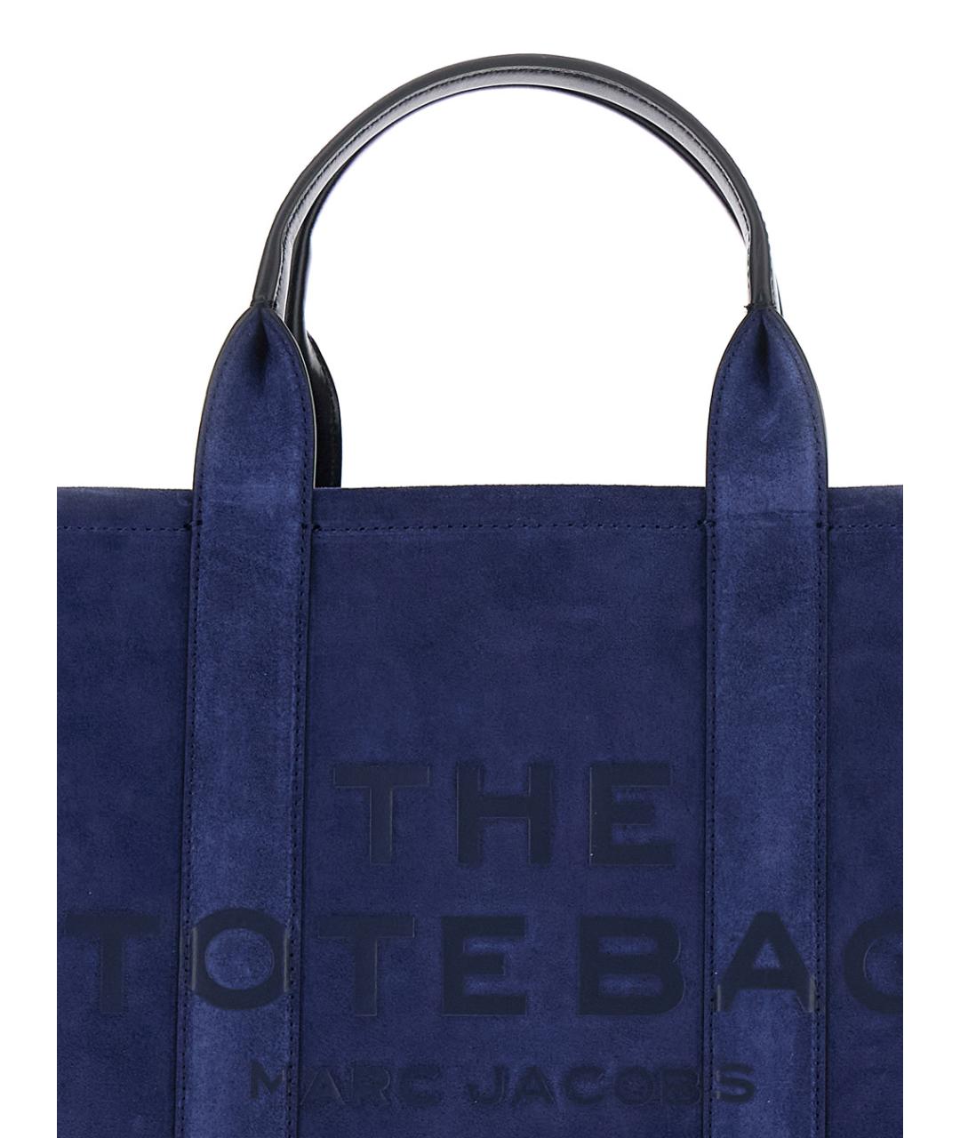 MARC JACOBS Синяя замшевая сумка тоут, фото 3