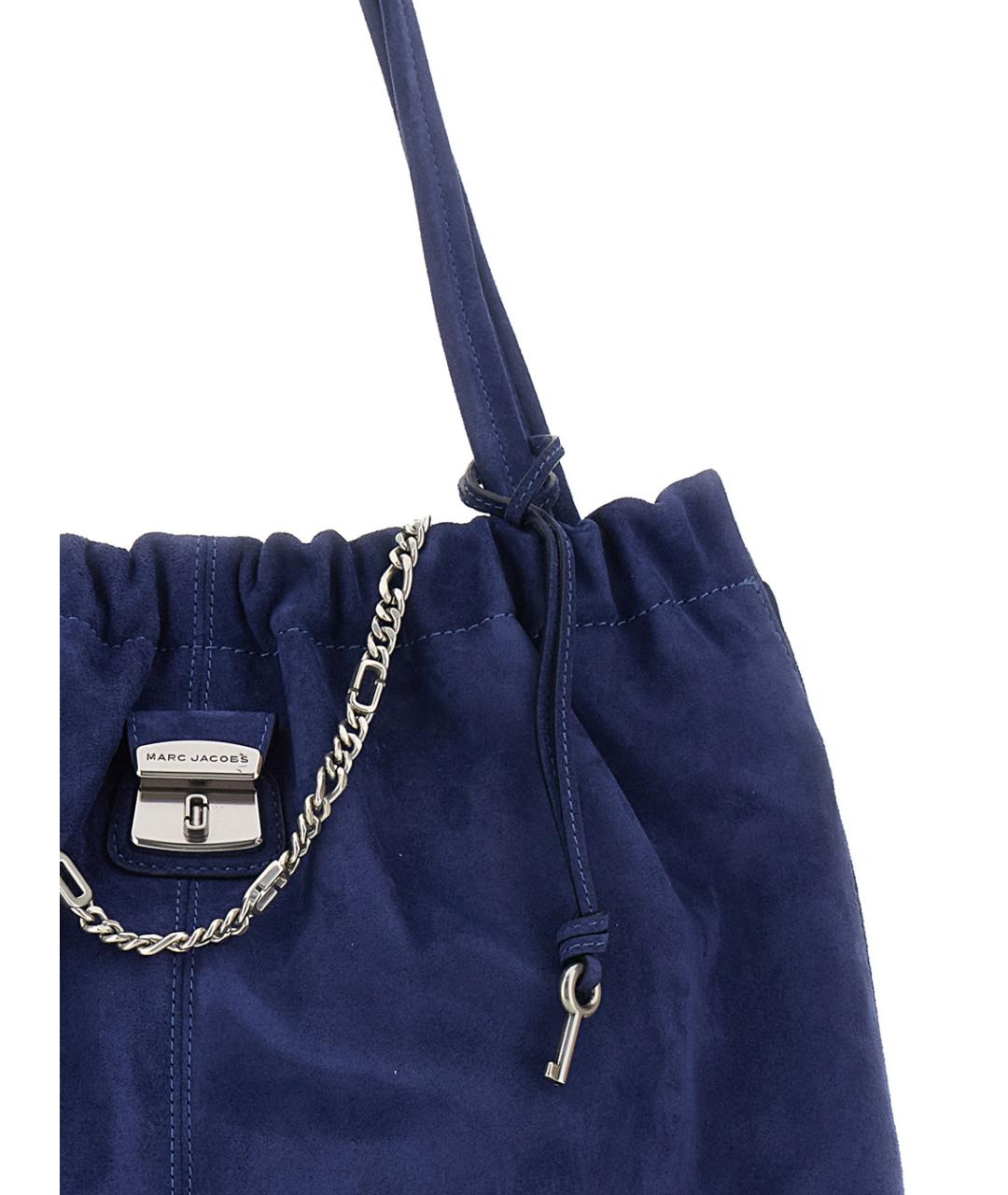 MARC JACOBS Синяя замшевая сумка тоут, фото 3