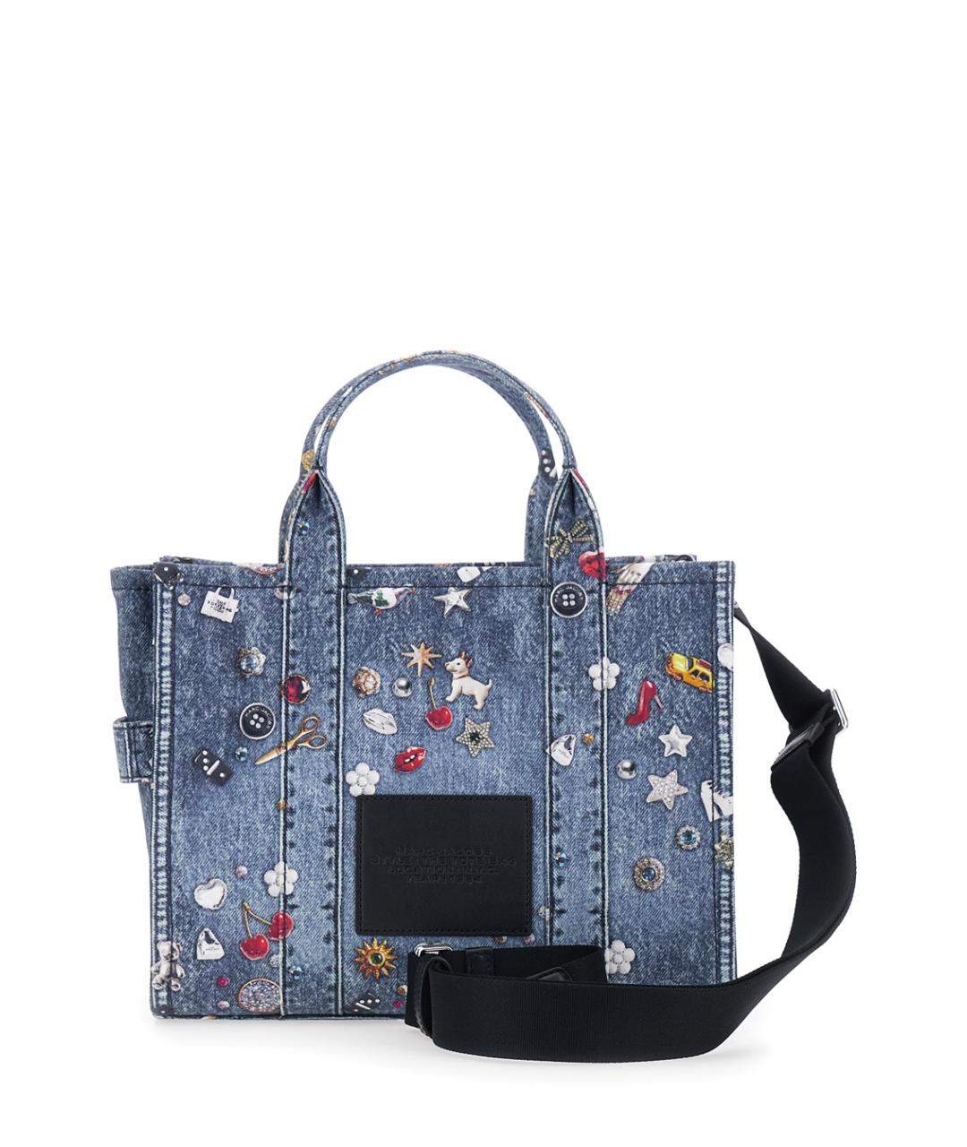 MARC JACOBS Синяя деним сумка тоут, фото 2