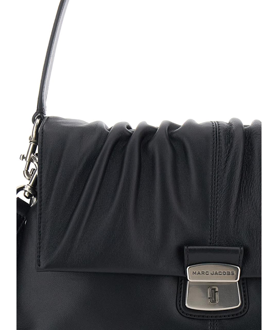 MARC JACOBS Черная кожаная сумка через плечо, фото 3