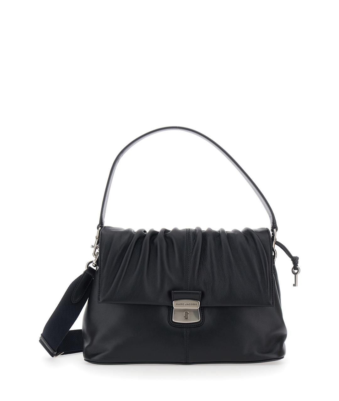 MARC JACOBS Черная кожаная сумка через плечо, фото 1