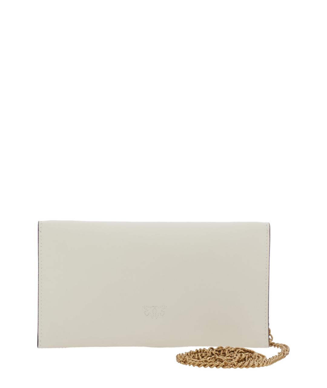 PINKO Белая кожаная сумка через плечо, фото 2