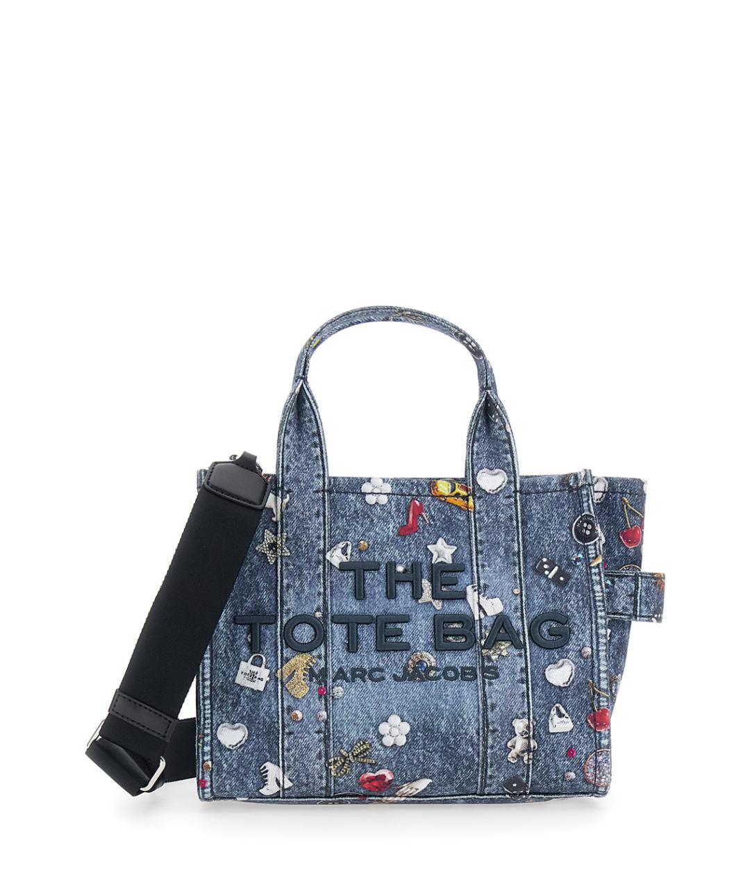 MARC JACOBS Синяя деним сумка тоут, фото 1