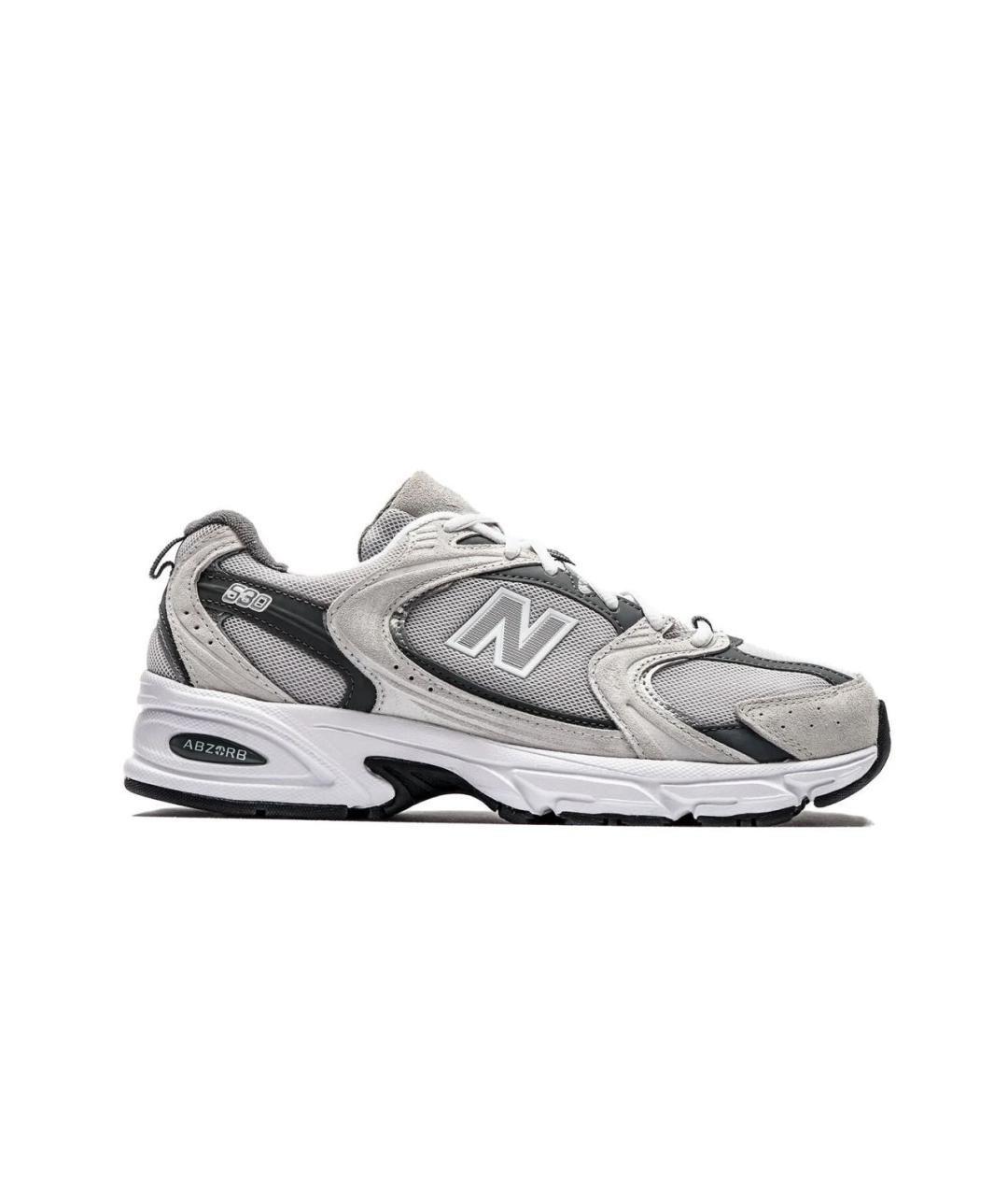 NEW BALANCE Серые текстильные кроссовки, фото 1