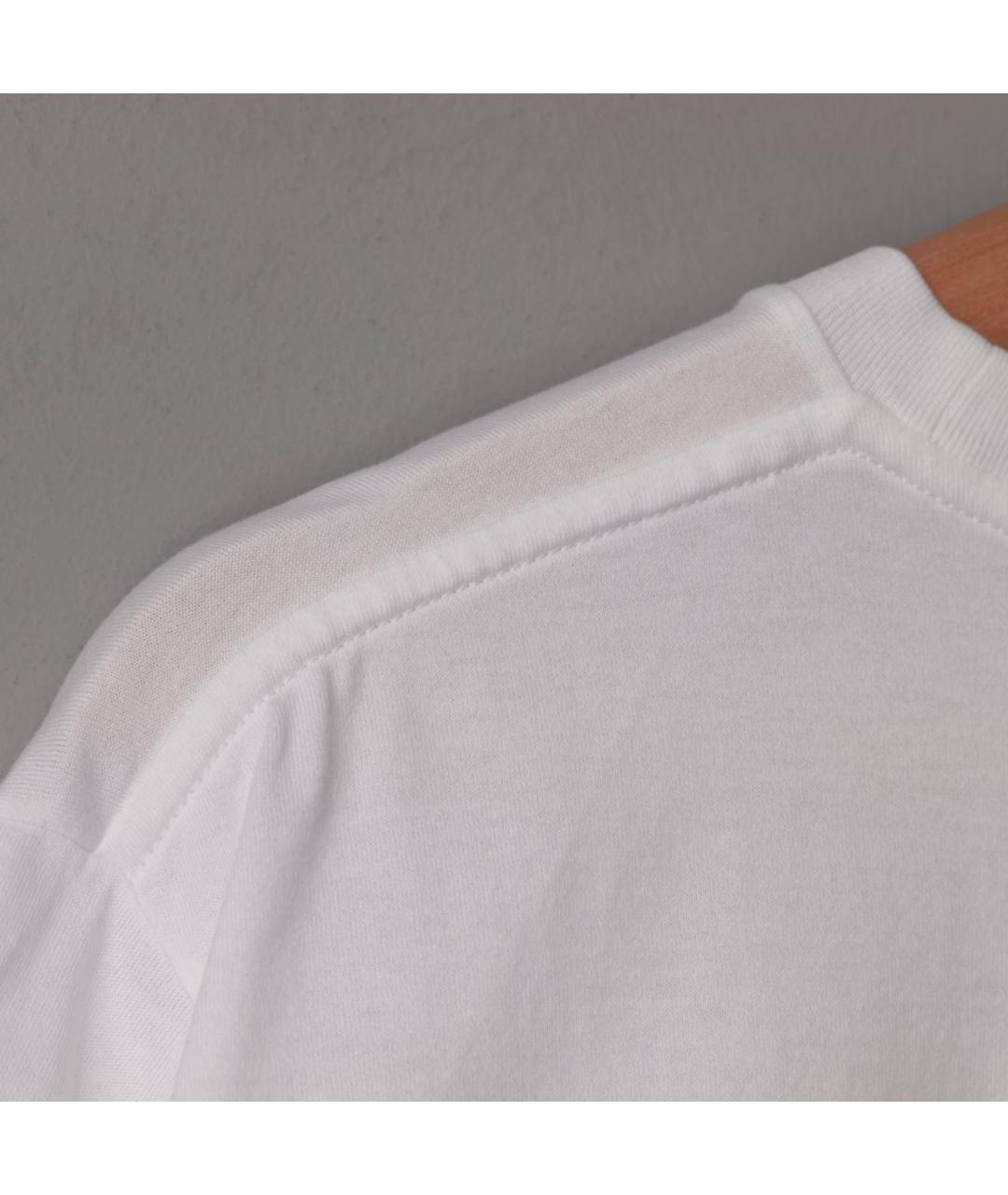 SAINT LAURENT Белая хлопковая футболка, фото 6