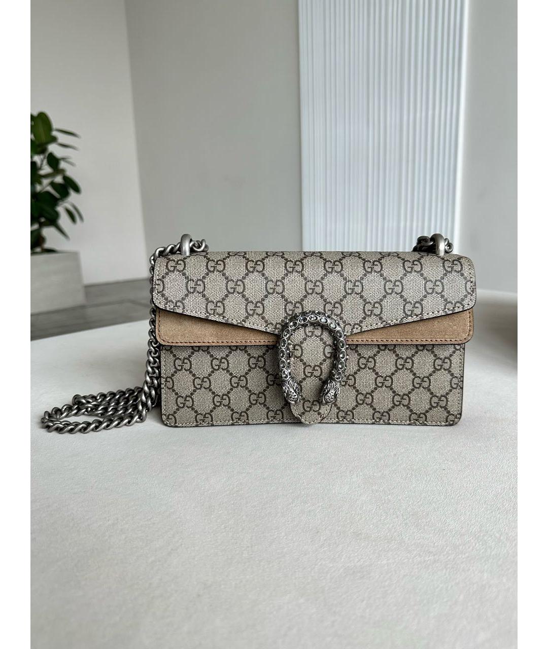 GUCCI Бежевая сумка через плечо, фото 6