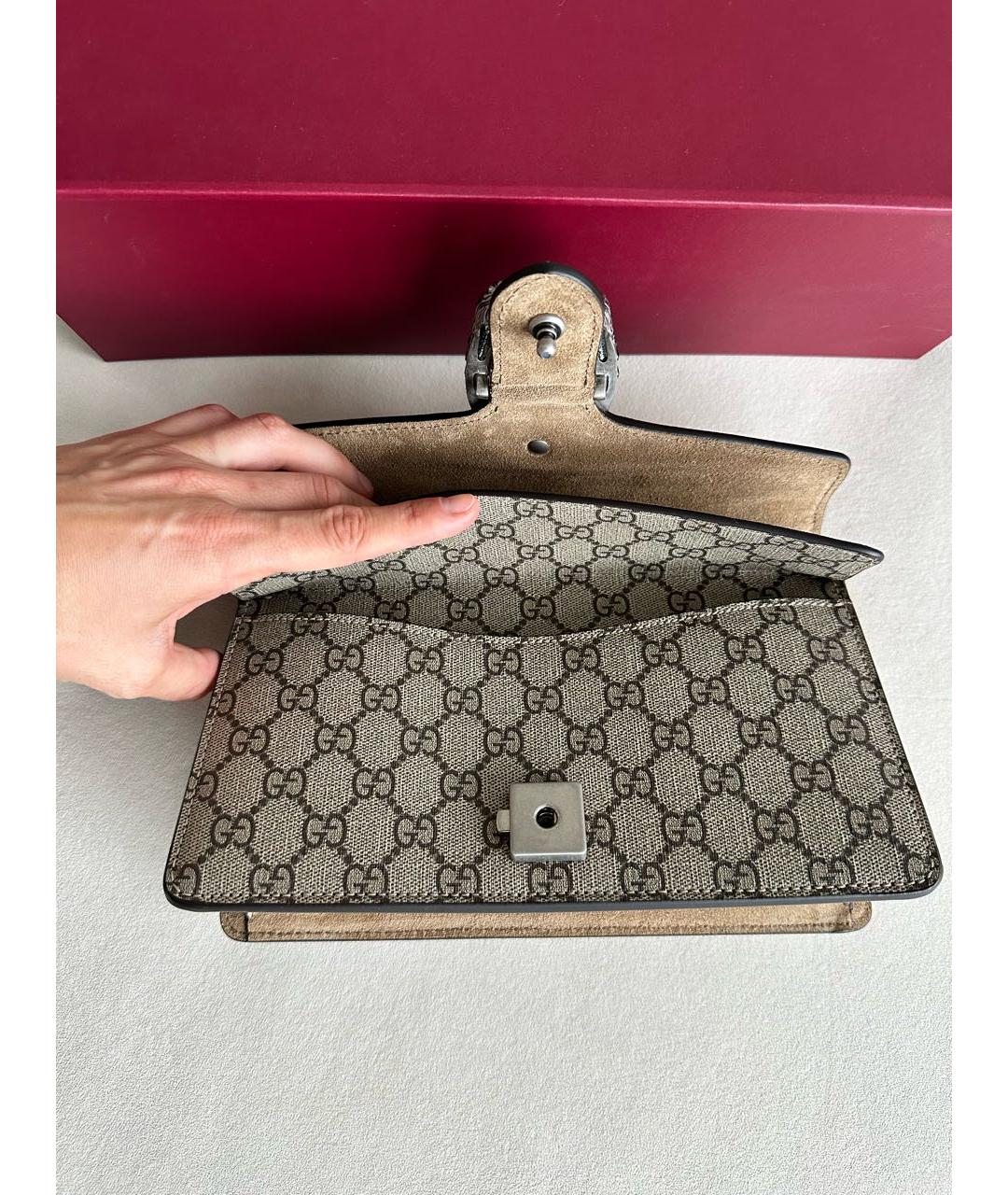 GUCCI Бежевая сумка через плечо, фото 8