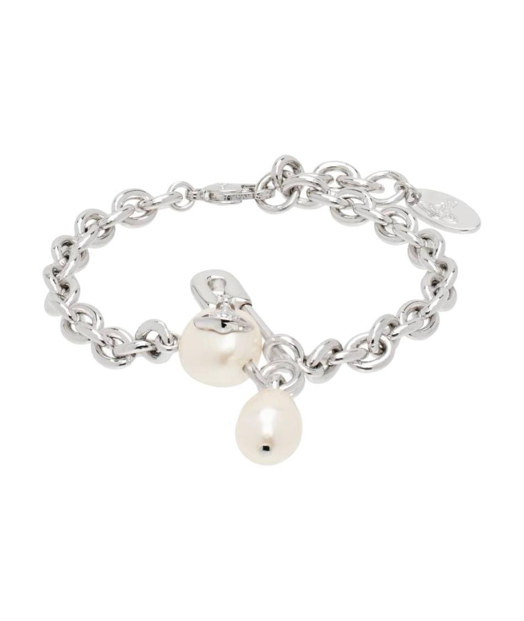 VIVIENNE WESTWOOD Серебрянный латунный браслет, фото 2