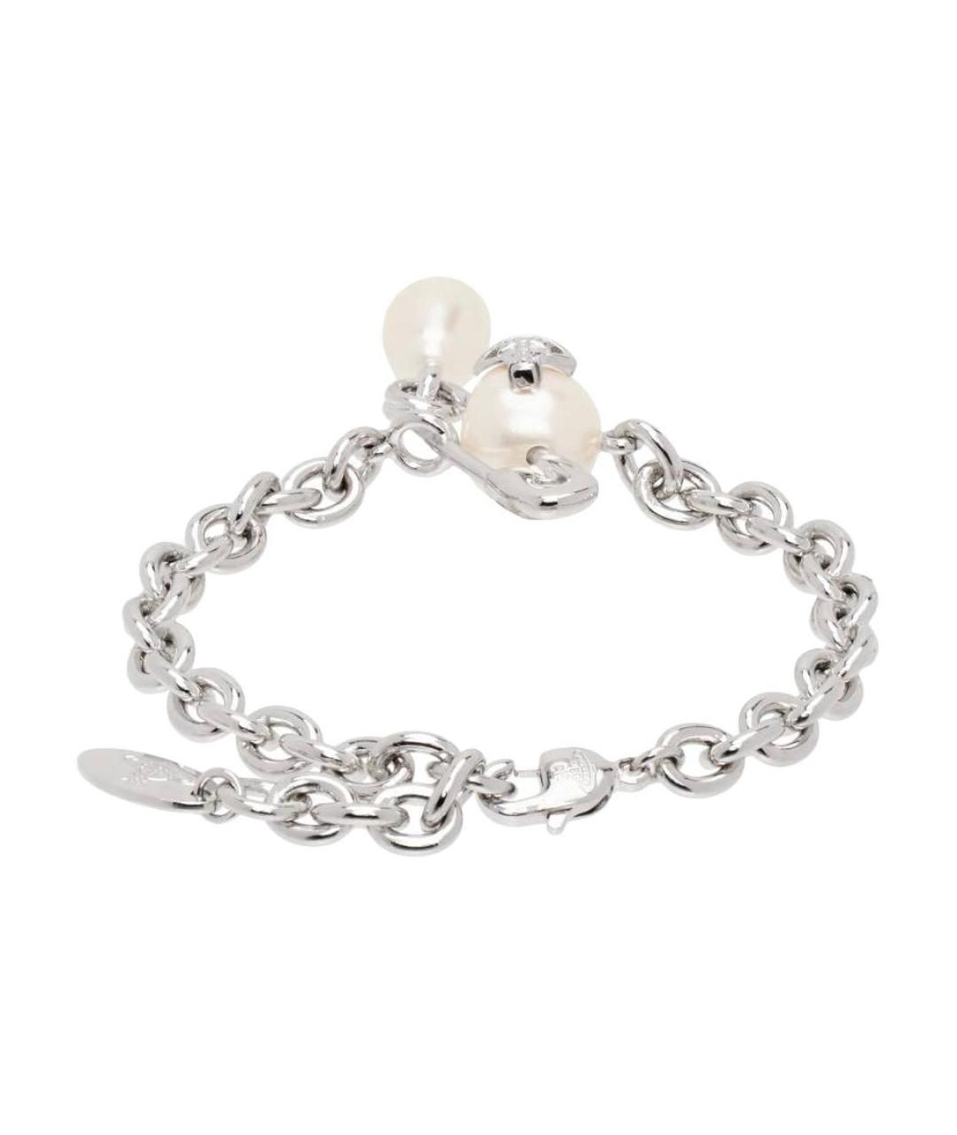 VIVIENNE WESTWOOD Серебрянный латунный браслет, фото 3