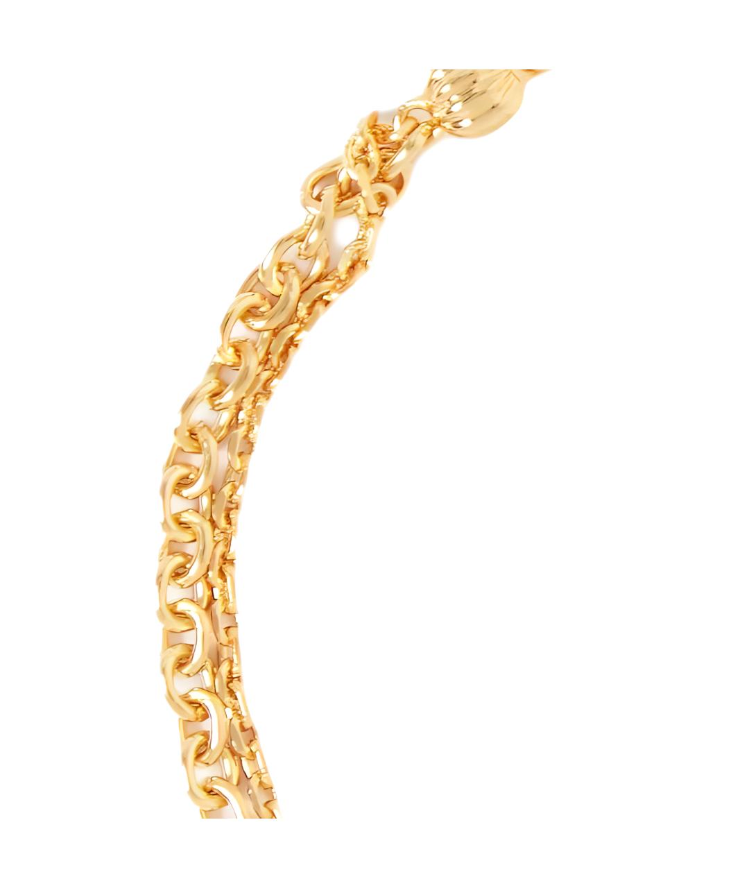 GUCCI Золотой металлический браслет, фото 2