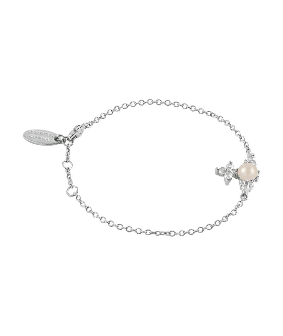 VIVIENNE WESTWOOD Серебрянный латунный браслет, фото 3