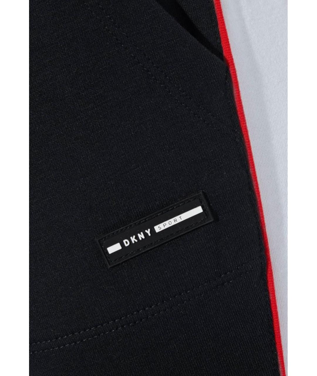 DKNY Черные полиэстеровые спортивные брюки и шорты, фото 4