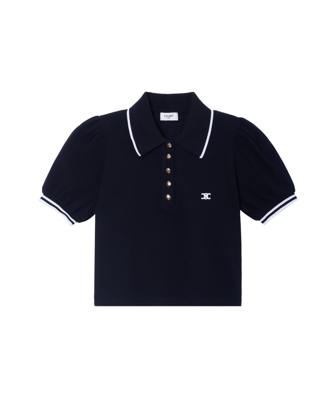 CELINE Черная хлопковая рубашка, фото 1