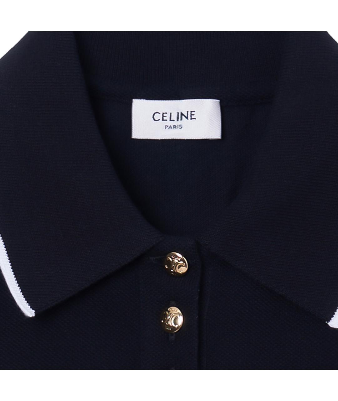 CELINE Черная хлопковая рубашка, фото 3