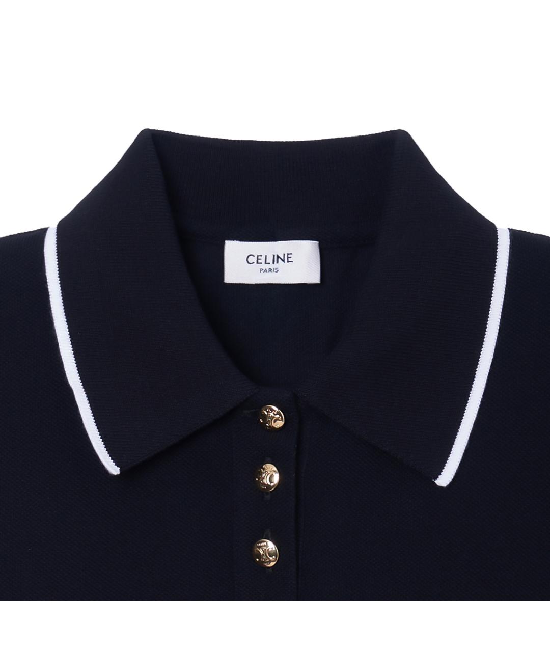 CELINE Черная хлопковая рубашка, фото 6