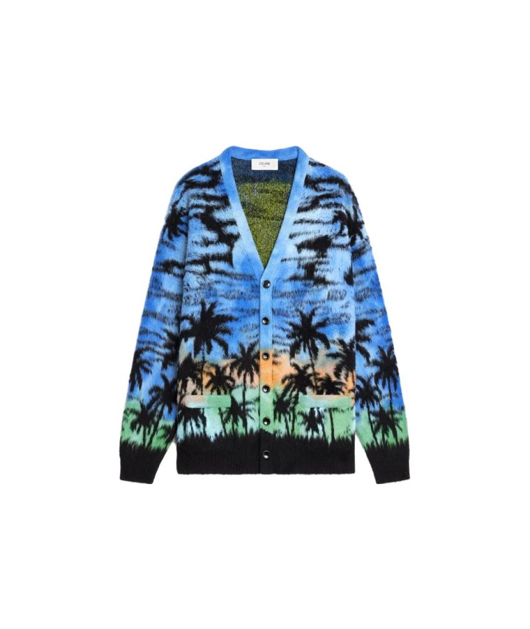 CELINE Мульти хлопковый кардиган, фото 1