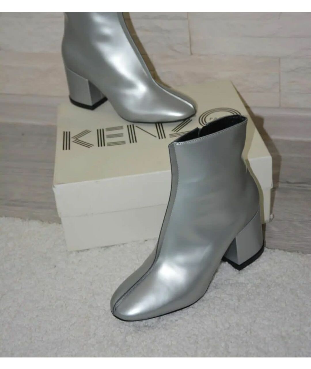 KENZO Кожаные ботильоны, фото 2
