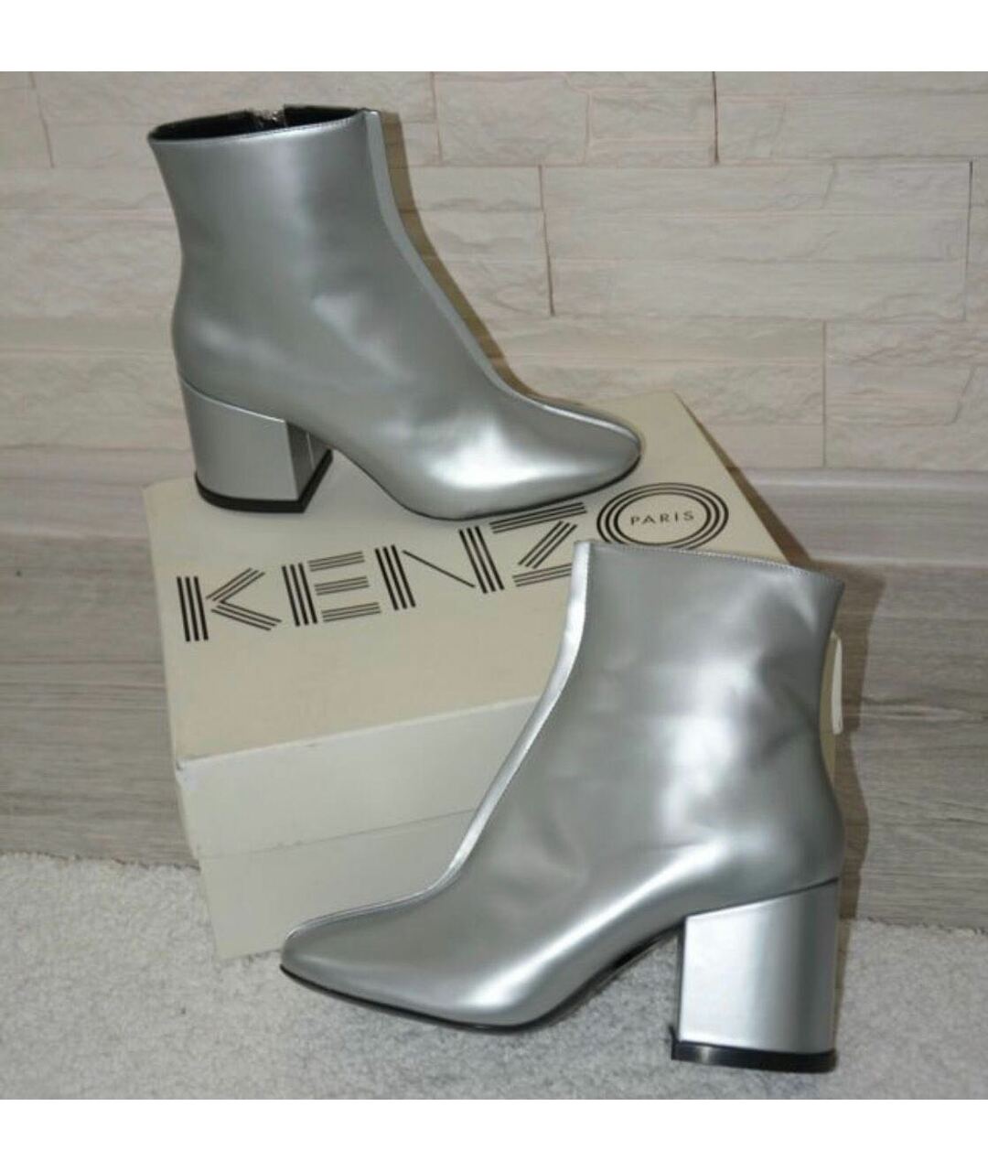 KENZO Кожаные ботильоны, фото 9
