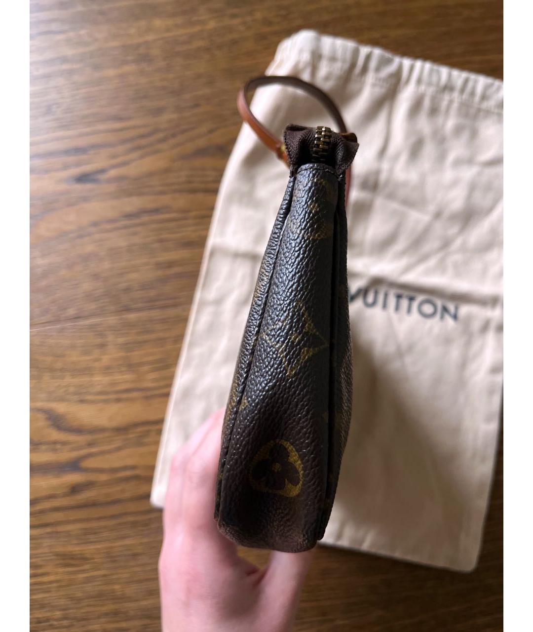 LOUIS VUITTON Коричневая сумка с короткими ручками, фото 6