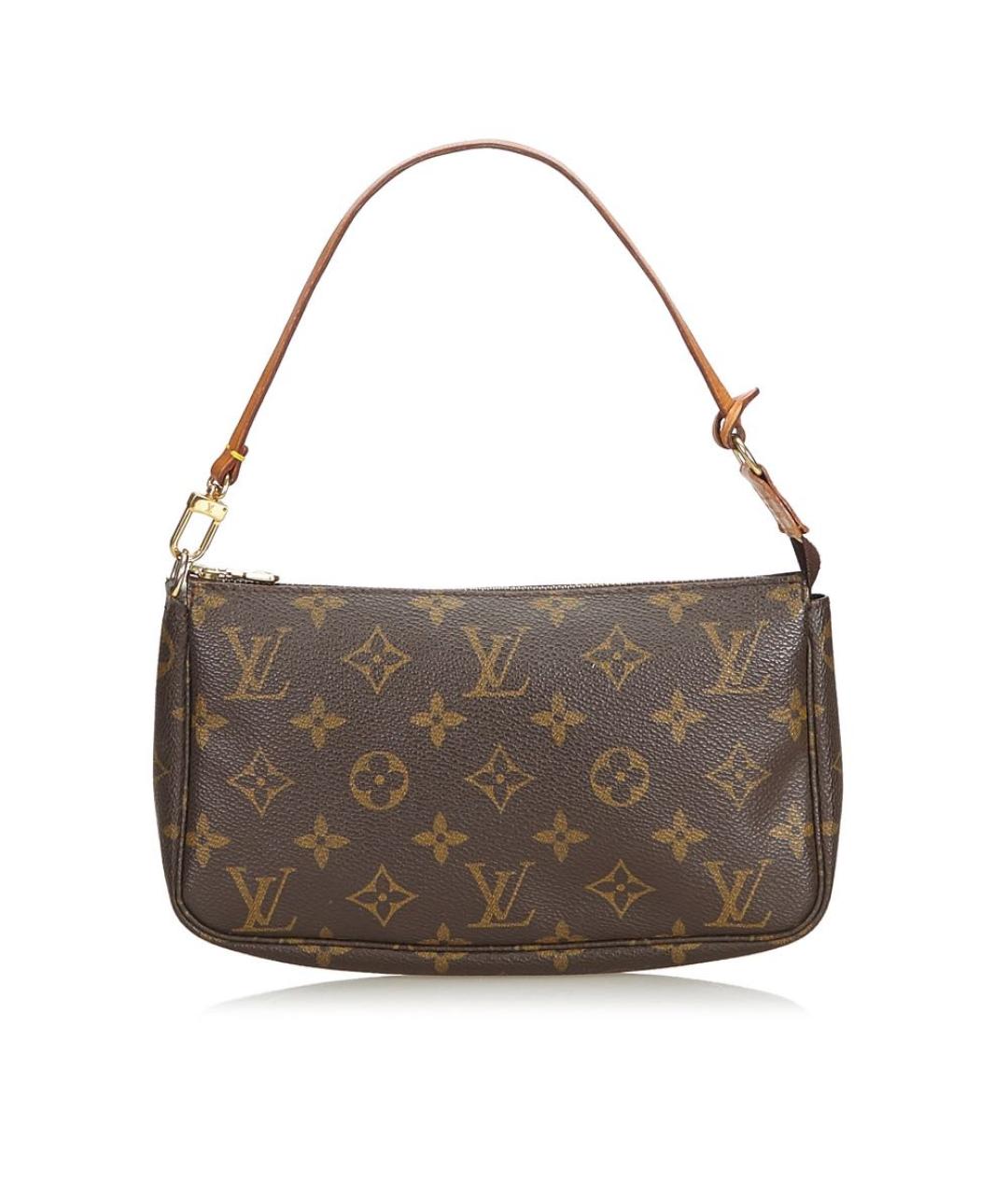 LOUIS VUITTON Коричневая сумка с короткими ручками, фото 9