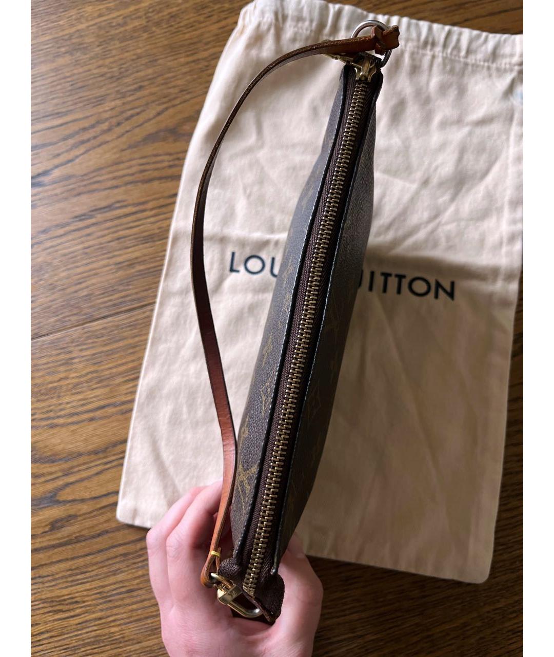 LOUIS VUITTON Коричневая сумка с короткими ручками, фото 4