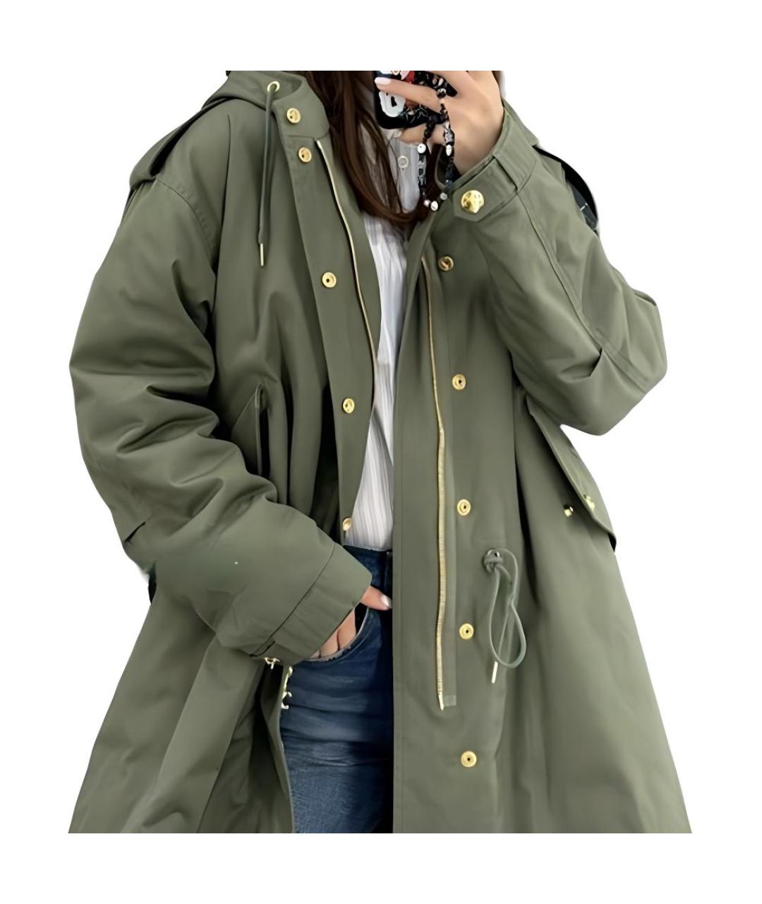 CELINE Зеленая парка, фото 4