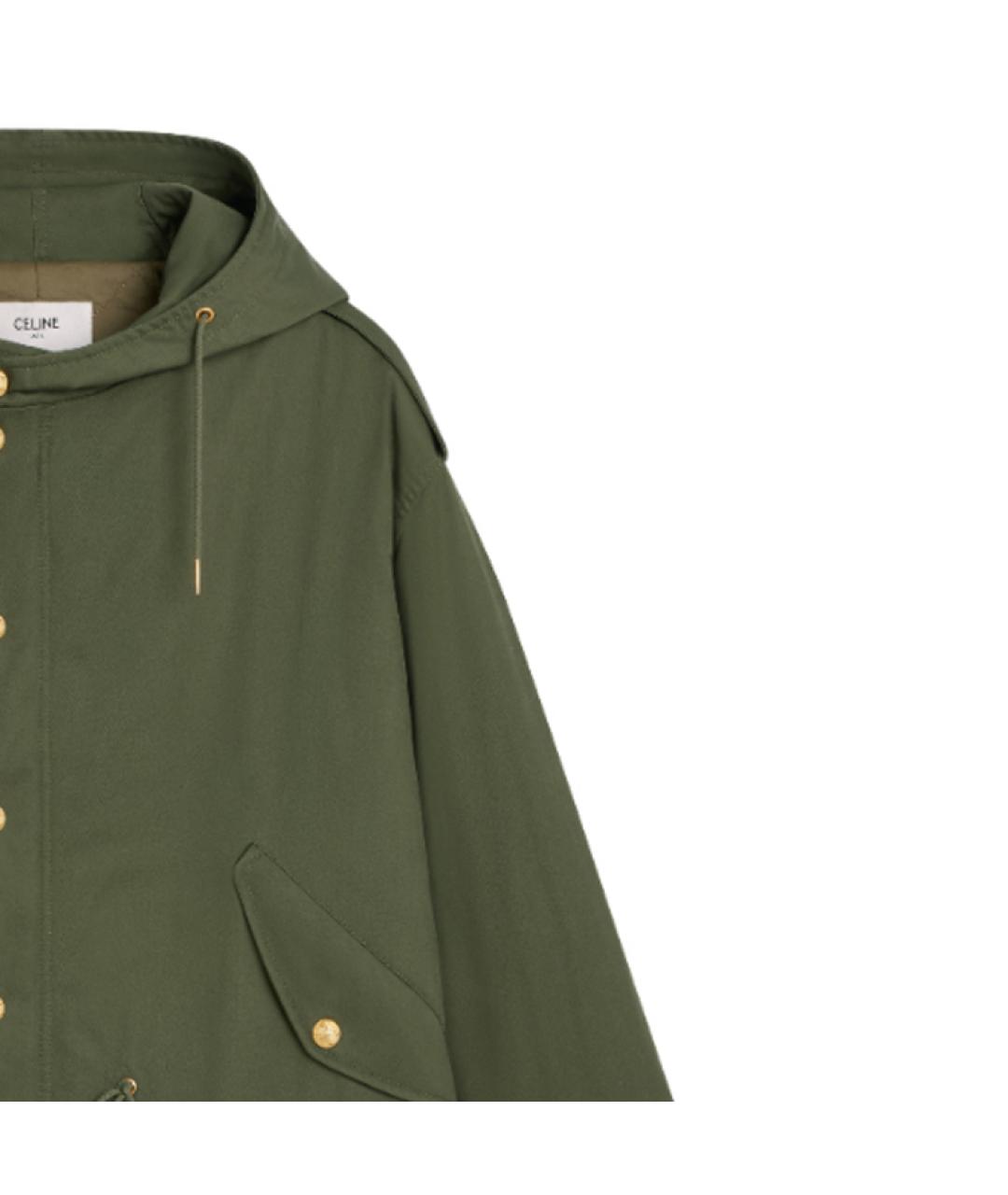 CELINE Зеленая парка, фото 6