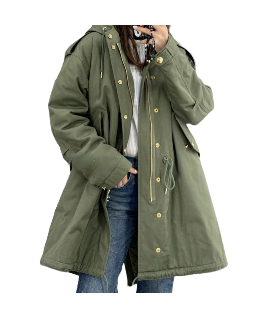 CELINE Зеленая парка, фото 3