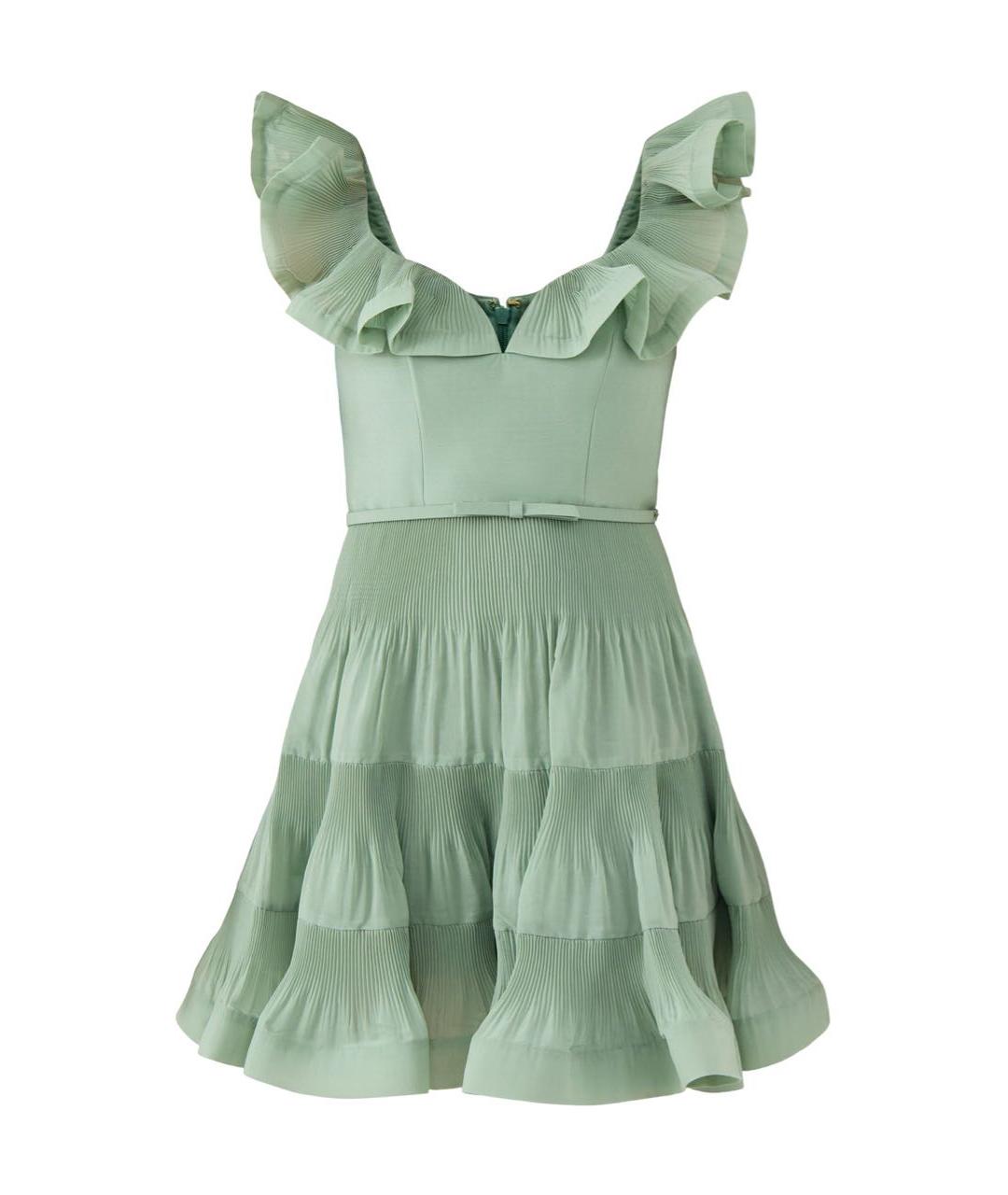 ZIMMERMANN Зеленые платье, фото 1