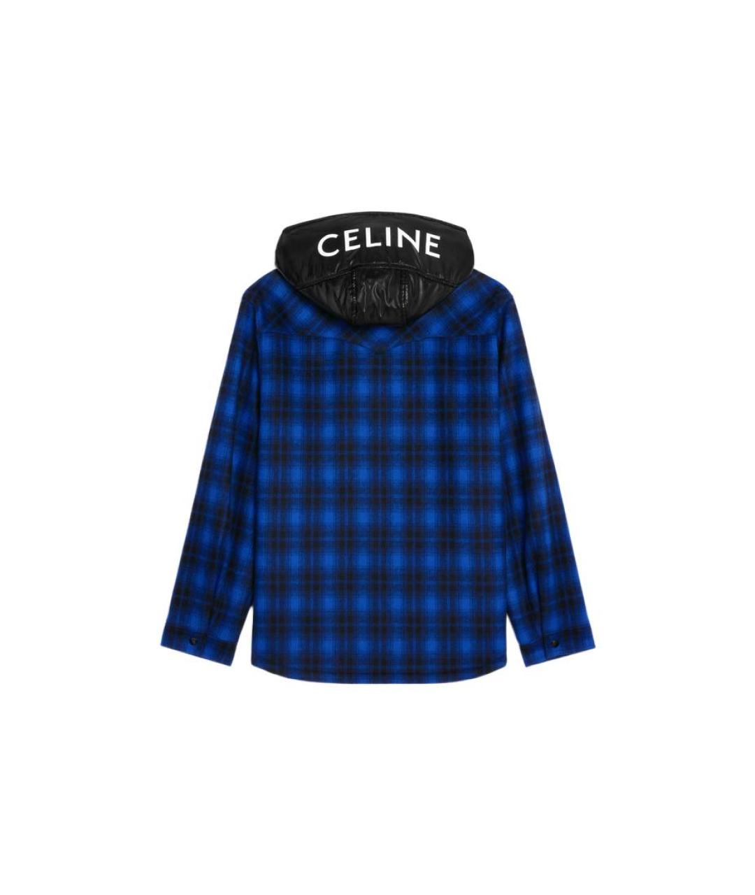 CELINE Синяя кэжуал рубашка, фото 2