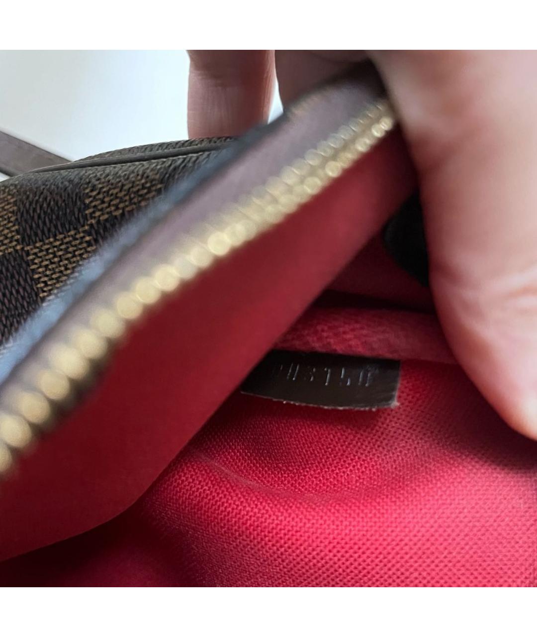 LOUIS VUITTON Коричневая сумка через плечо, фото 8