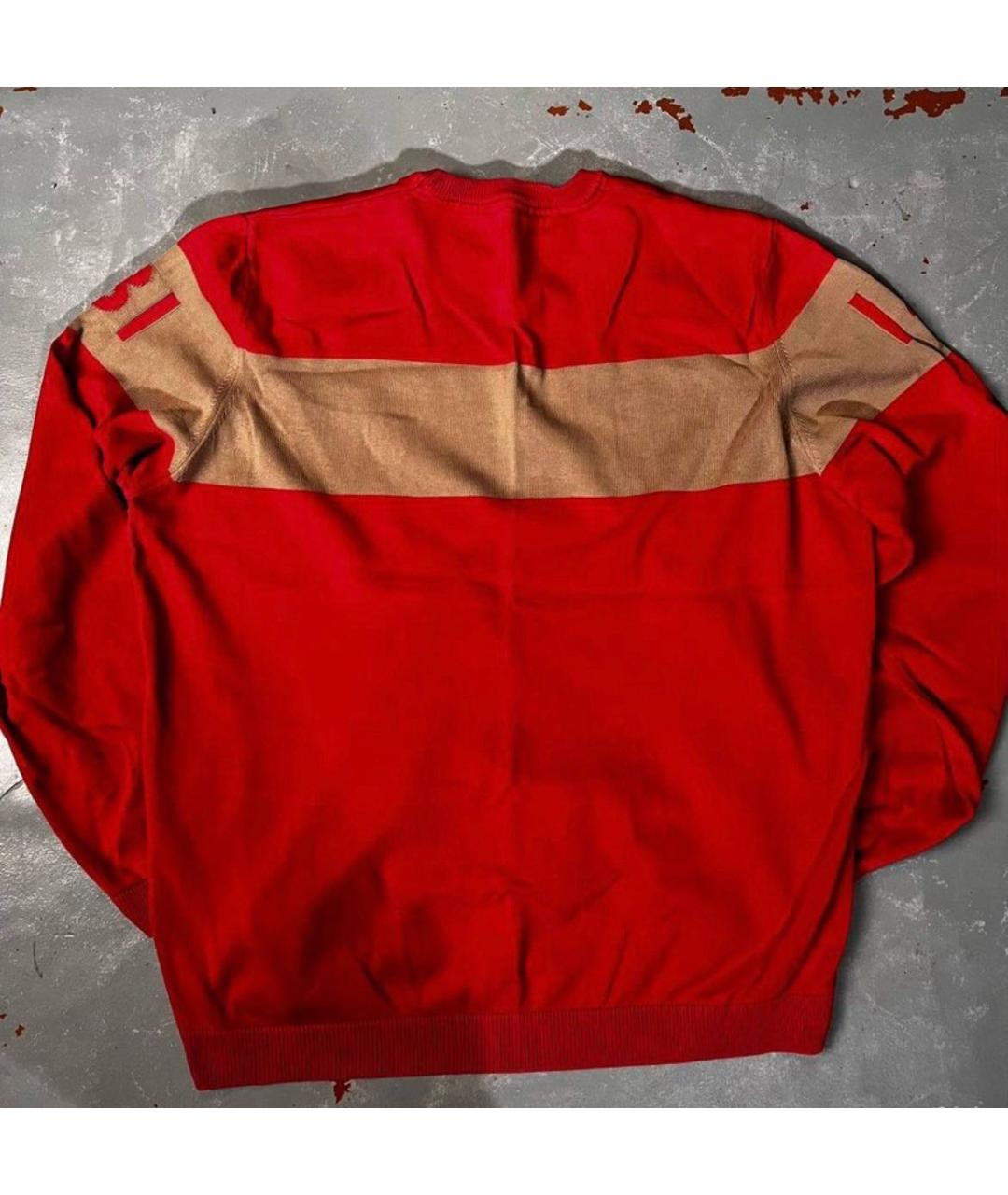 CERRUTI 1881 Красный хлопковый джемпер / свитер, фото 2