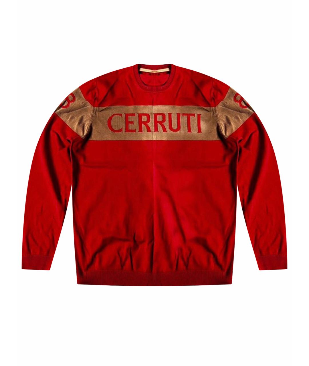 CERRUTI 1881 Красный хлопковый джемпер / свитер, фото 1