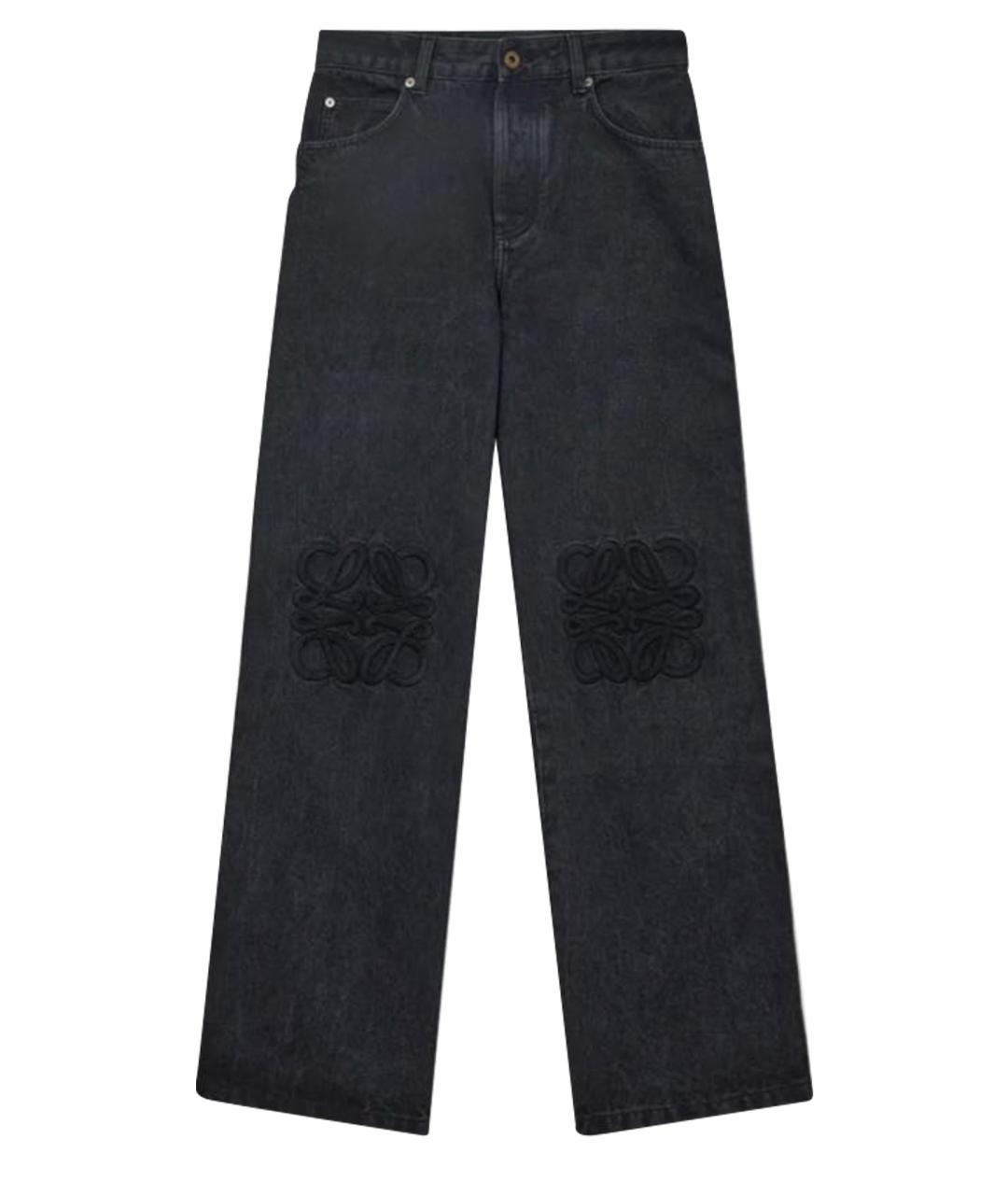 LOEWE Черные хлопковые джинсы, фото 1