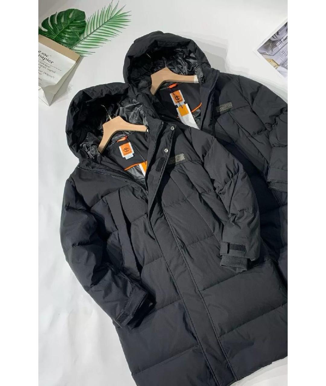 TIMBERLAND Черный полиэстеровый пуховик, фото 4