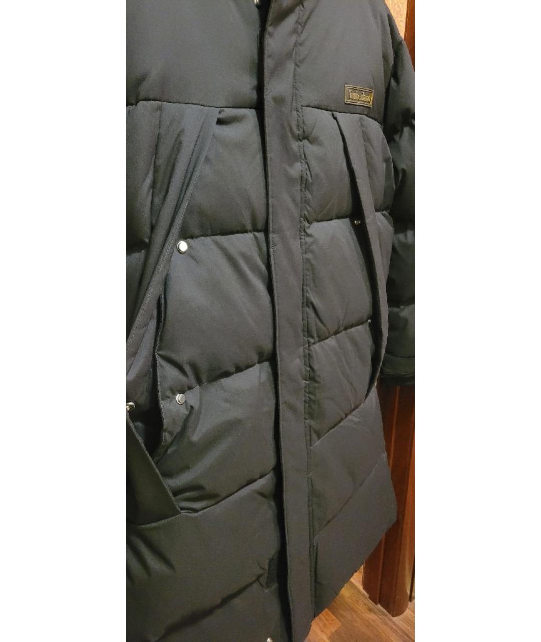 TIMBERLAND Черный полиэстеровый пуховик, фото 4
