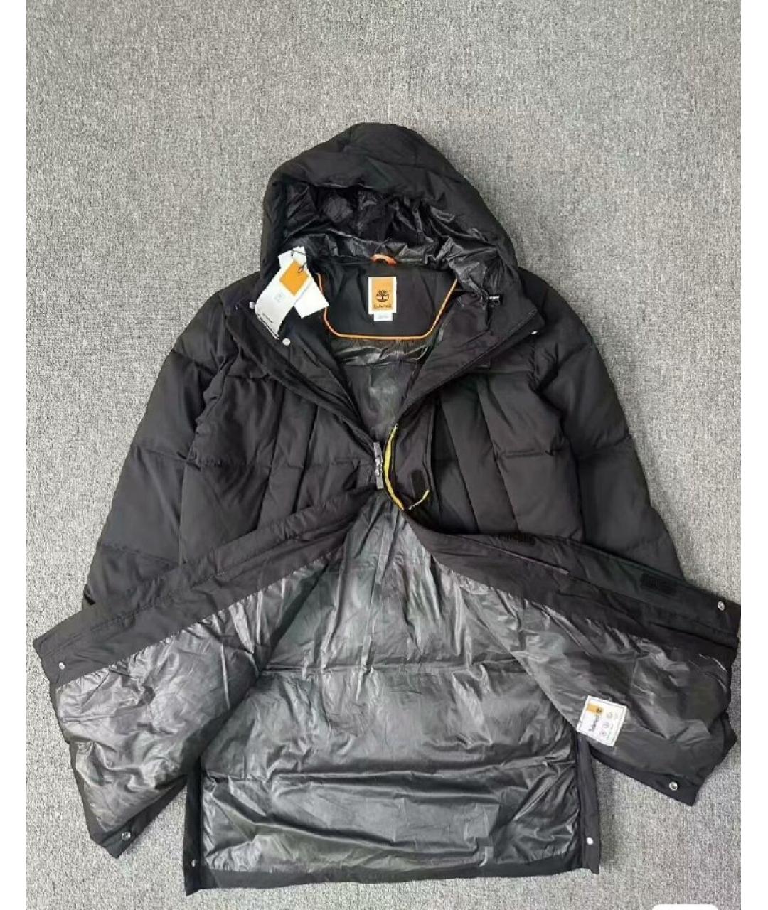 TIMBERLAND Черный полиэстеровый пуховик, фото 6