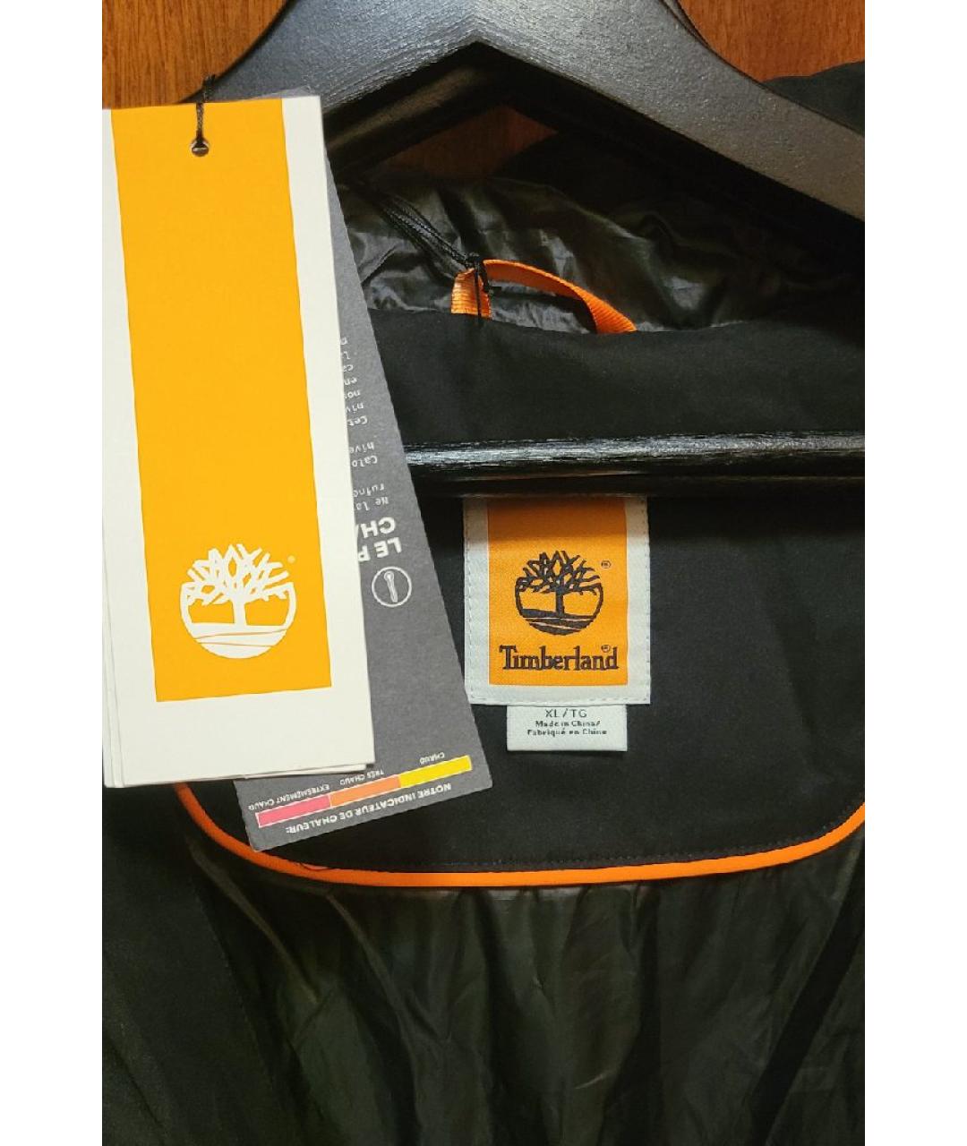 TIMBERLAND Черный полиэстеровый пуховик, фото 3