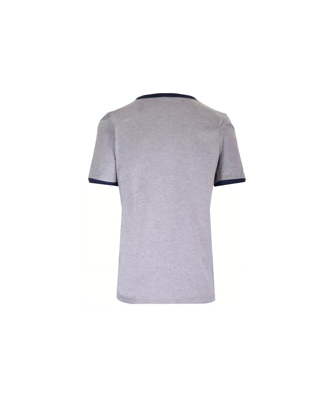 CELINE Серая хлопковая футболка, фото 2