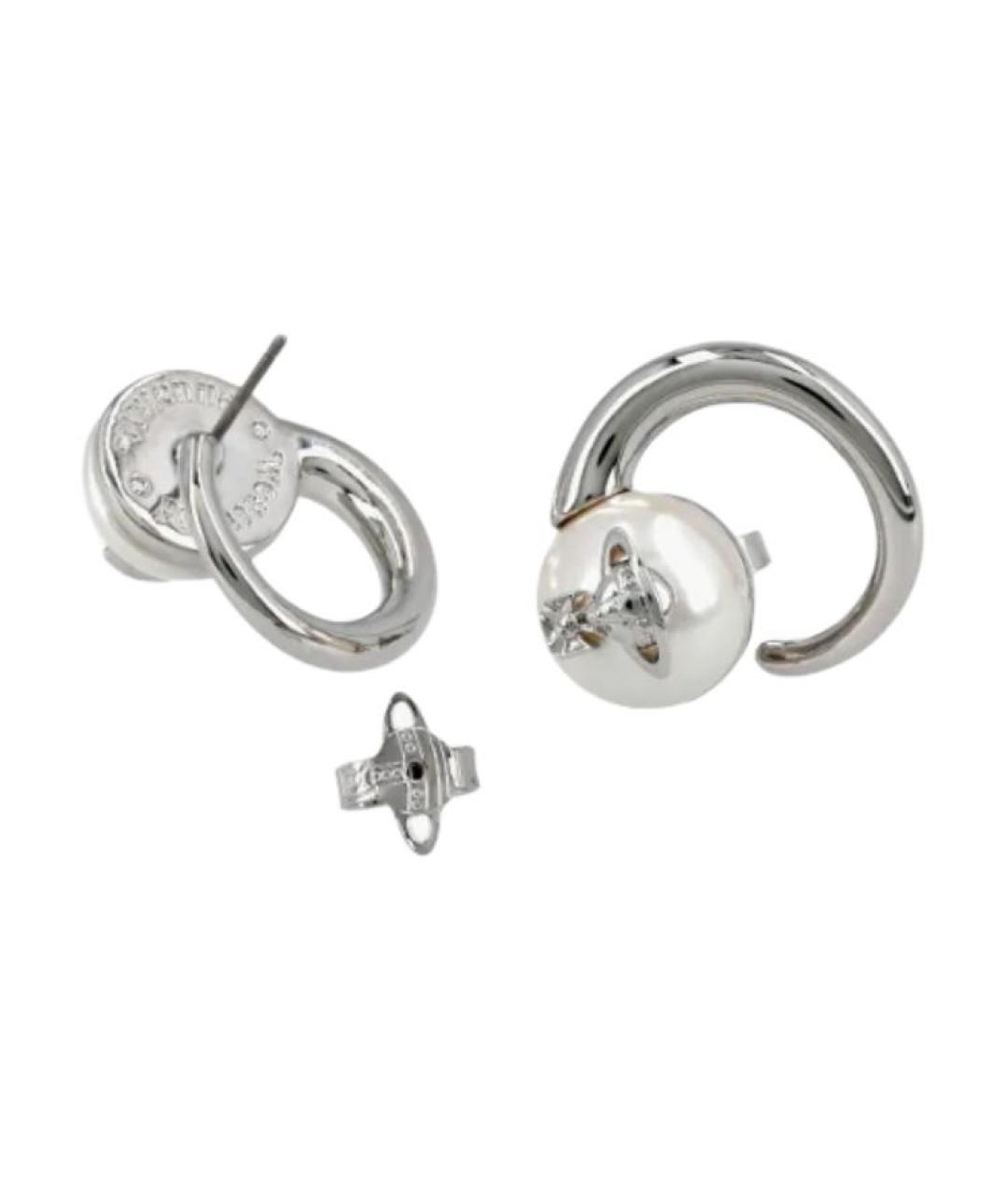 VIVIENNE WESTWOOD Серебряные латунные серьги, фото 3